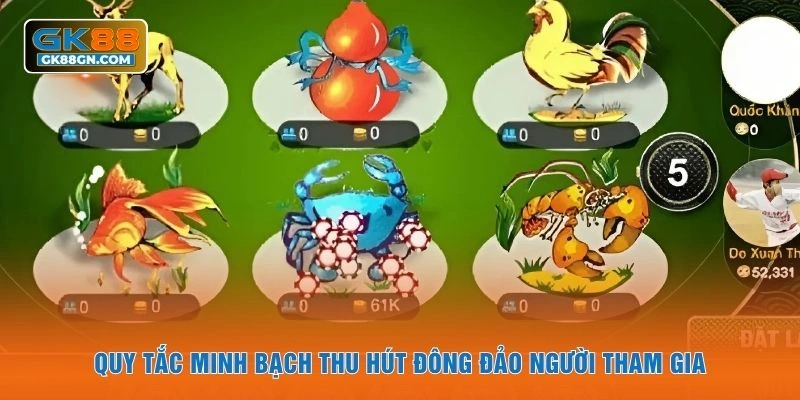 Quy tắc minh bạch thu hút đông đảo người tham gia